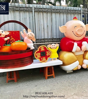 Mô Hình Mút Xốp HEO