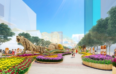 Top 3 mẫu thiết kế đường hoa tết mới lạ, ấn tượng