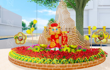 Mô hình mút xốp linh vật 2024: Sự tinh xảo tạo nên điểm nhấn