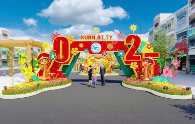 Thiết kế thi công đường hoa xuân 2025 chuyên nghiệp - Dương Nhân