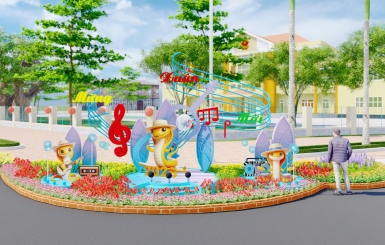 Đơn vị trang trí đường hoa tết 2025 uy tín, giá tốt nhất