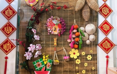 Những ý tưởng trang trí văn phòng làm việc ngày Tết