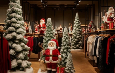 Cách chọn tượng mút xốp Noel bền đẹp và nổi bật cho mùa Giáng sinh