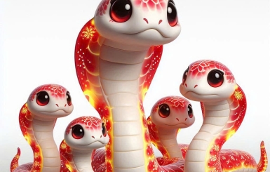 Tượng rắn bằng xốp trang trí tết 2025 độc đáo