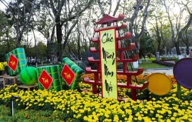 ĐƯỜNG HOA TẾT: BIỂN SẮC RỰC RỠ CỦA MÙA XUÂN