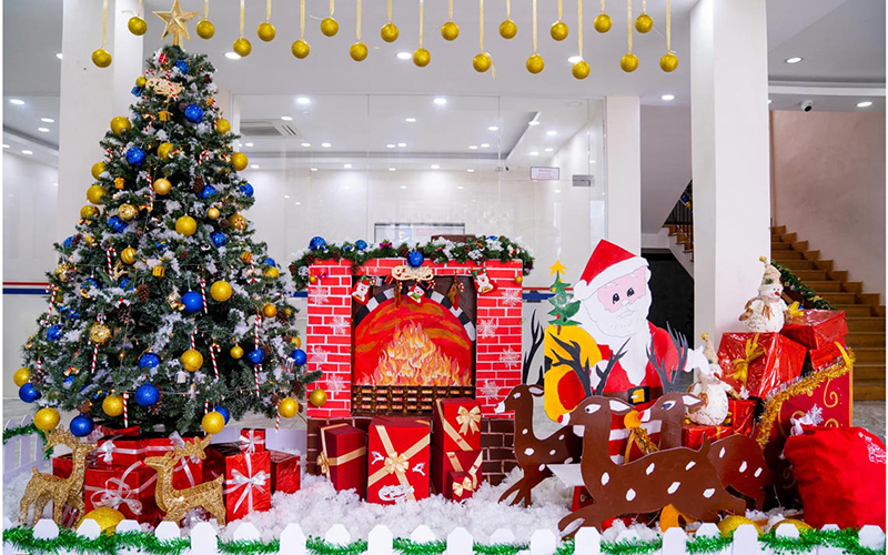 mô hình mút xốp 3d trang trí noel